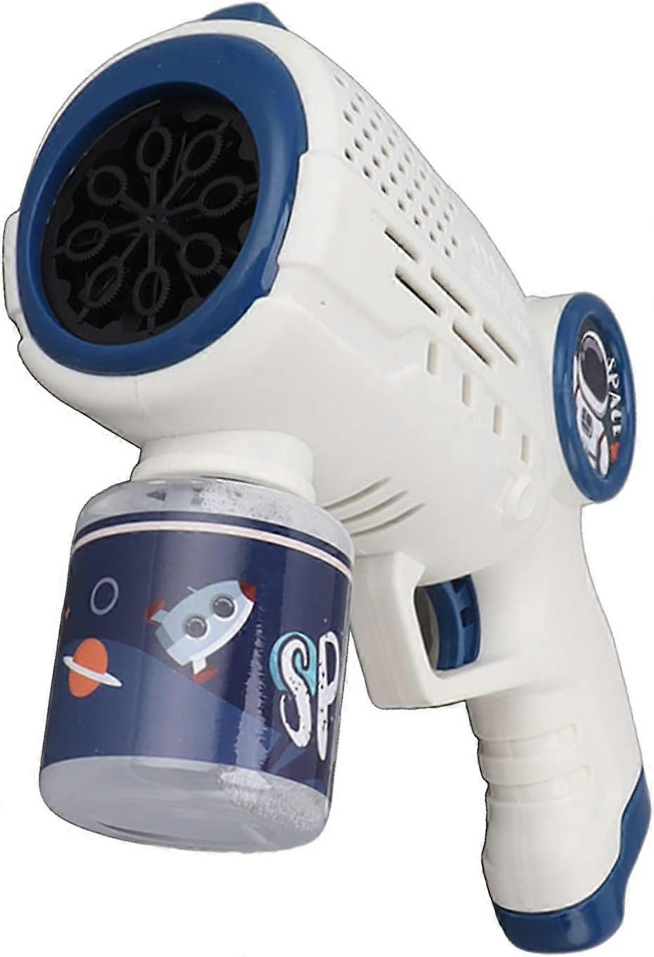 Såpbubbelmaskin leksak automatisk handbubblamaskin plast elektrisk för sommaren (typ 1)