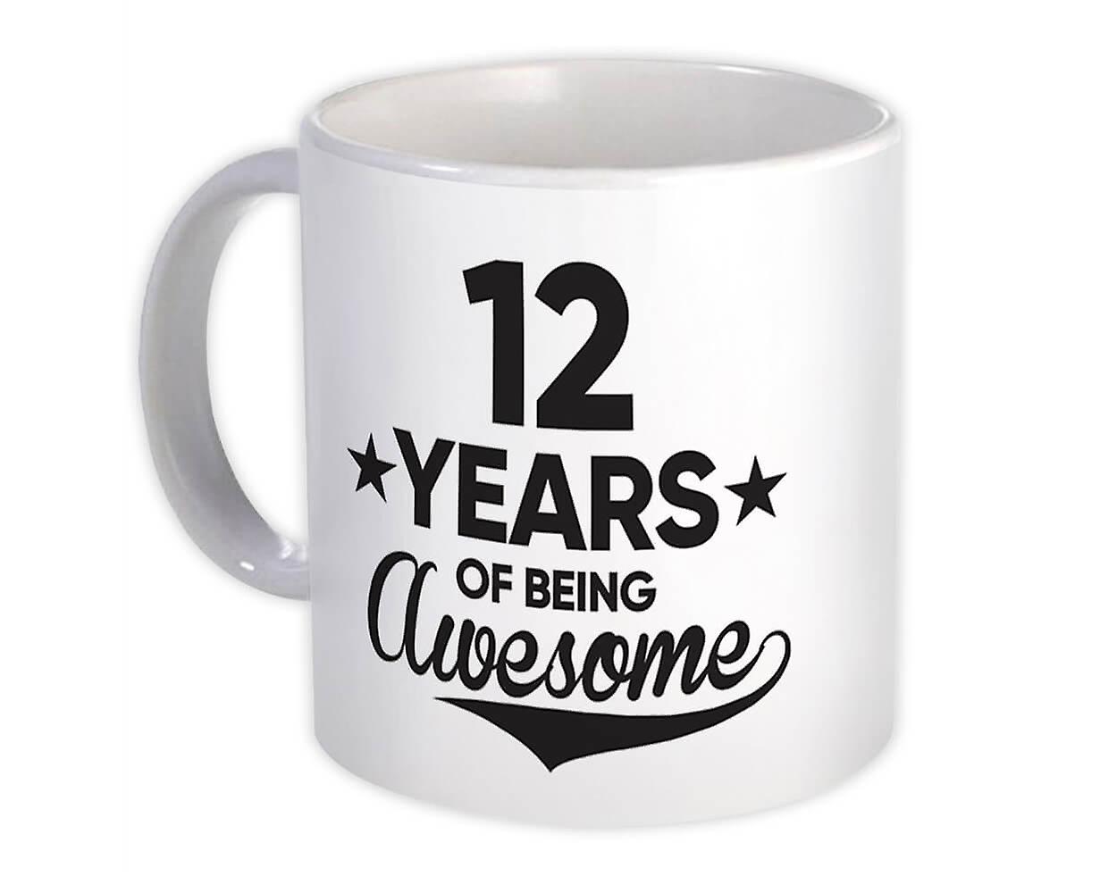 Gift Mug: 12 jaar geweldig 12e
