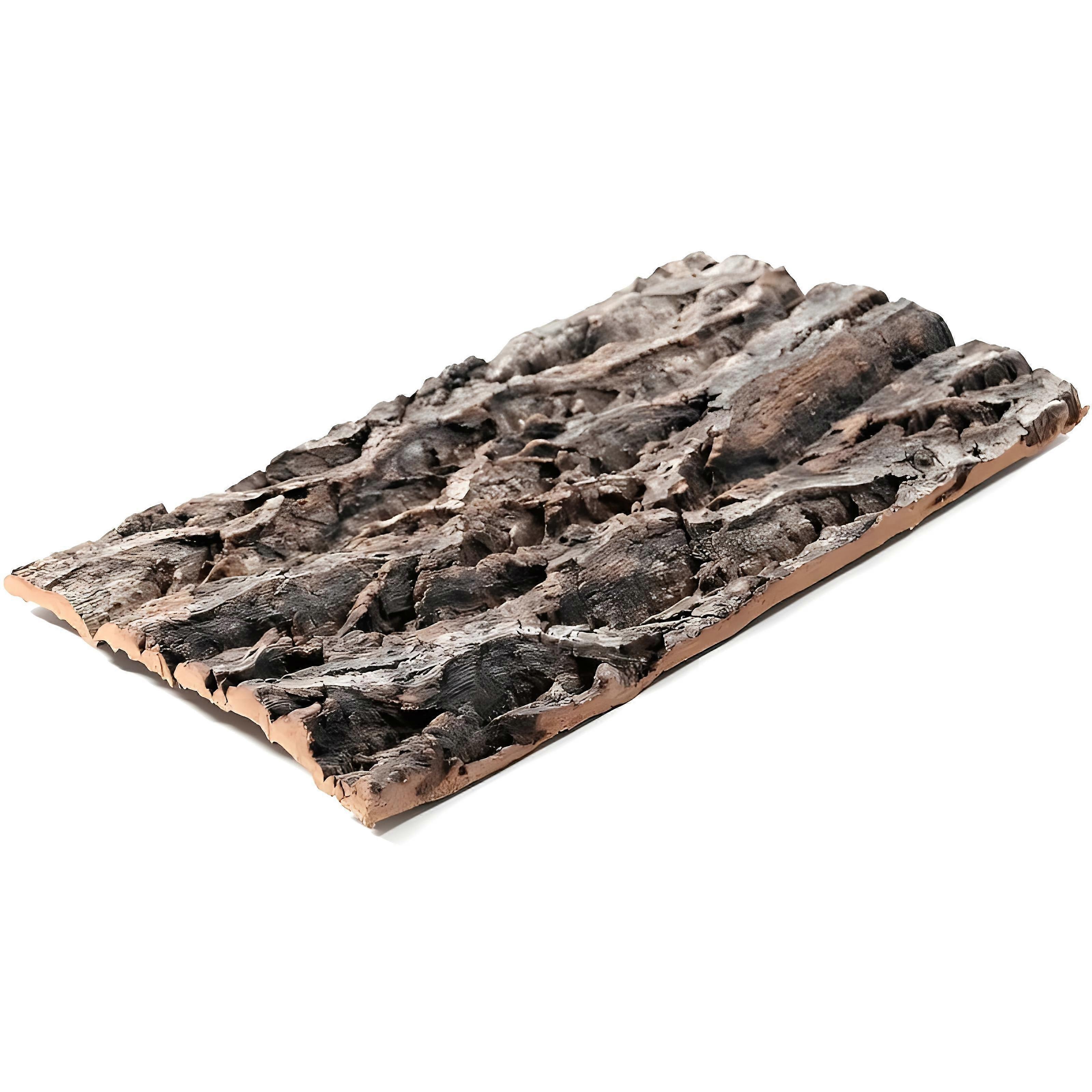 1pc Natural Cork Bark Background Board - Ideal Habitat Accent for Reptiles, Spiders & Turtles - Enhances Terrarium Aesthetics with Hiding Spots - Rust