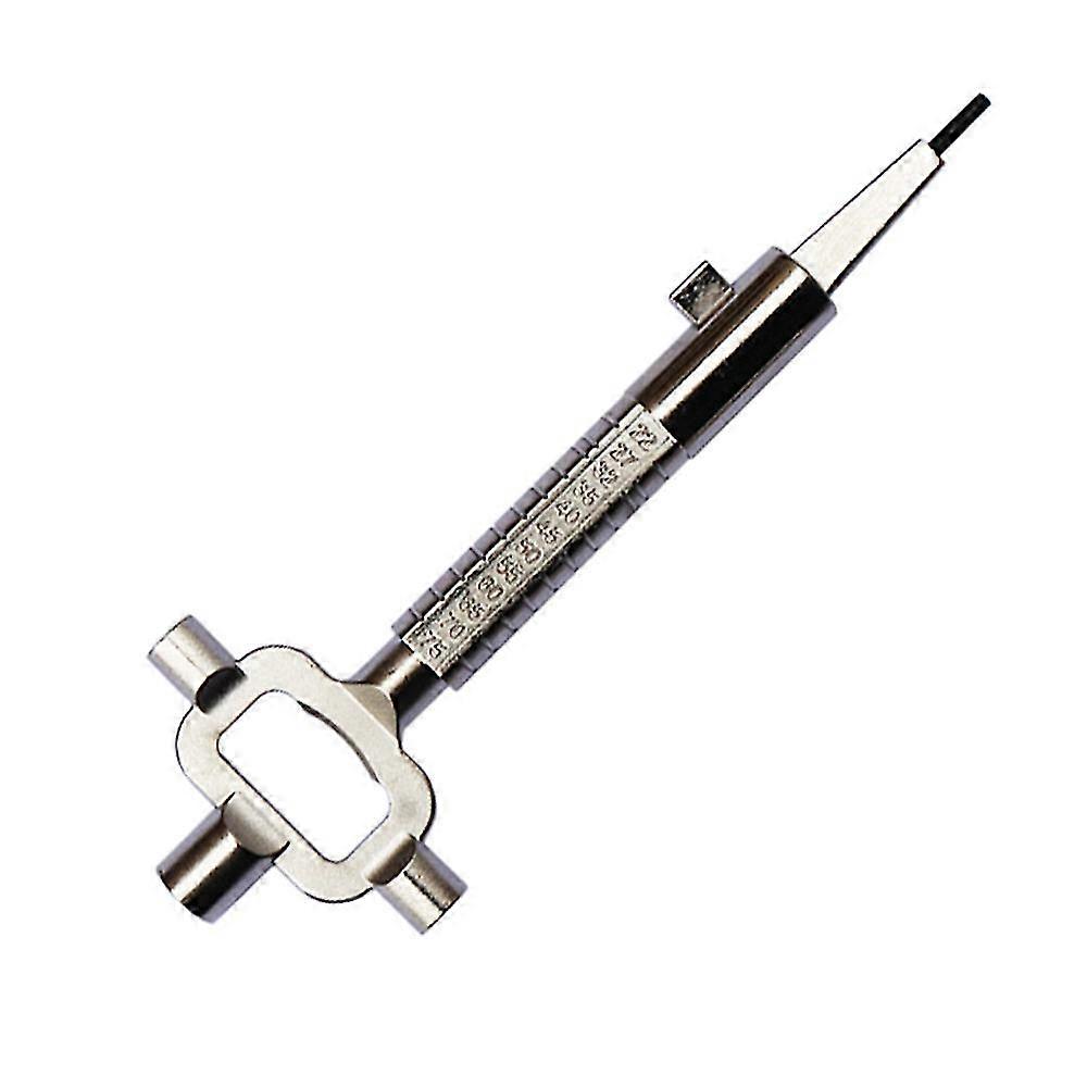 6 In 1 Wrench Square Spanner Allen Wrench With Scale Multi-function Universal Construction Site Master Key