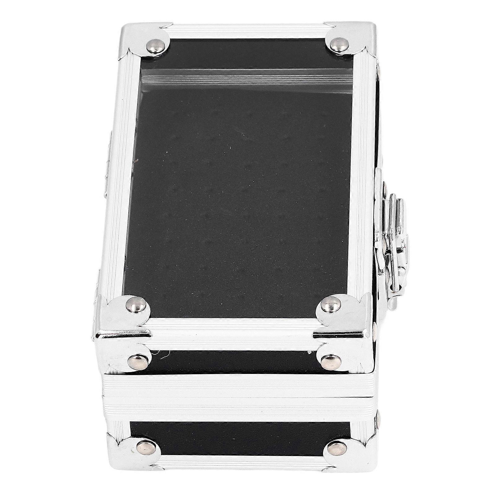 Nail Drill Bits Holder Organizer Dustproof Multi Hole Container Display Stand Black