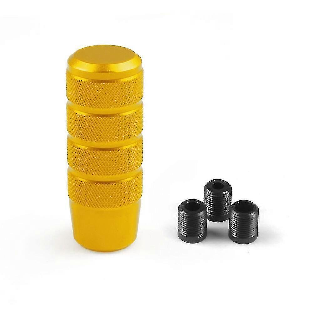 95mm Universal Non-slip Gear Shift Knob Manual Transmission Aluminum Knurled Shifter Lever Knob