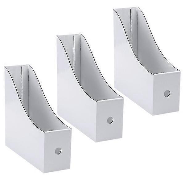 3pcs Household Magazine Holders Office Book Organizers Multi-function File Holders