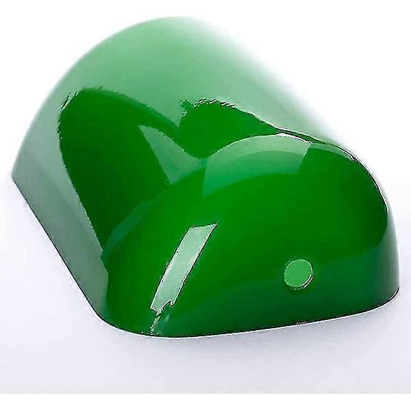Replacement Bankers lampshade, table lamp, glass shade, multi-colored, replacement glass shade, glass shade for desk lamp green.