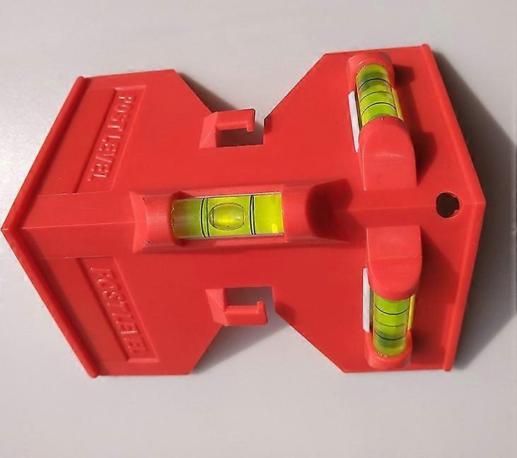 Spirit level for post 12x8x6cm