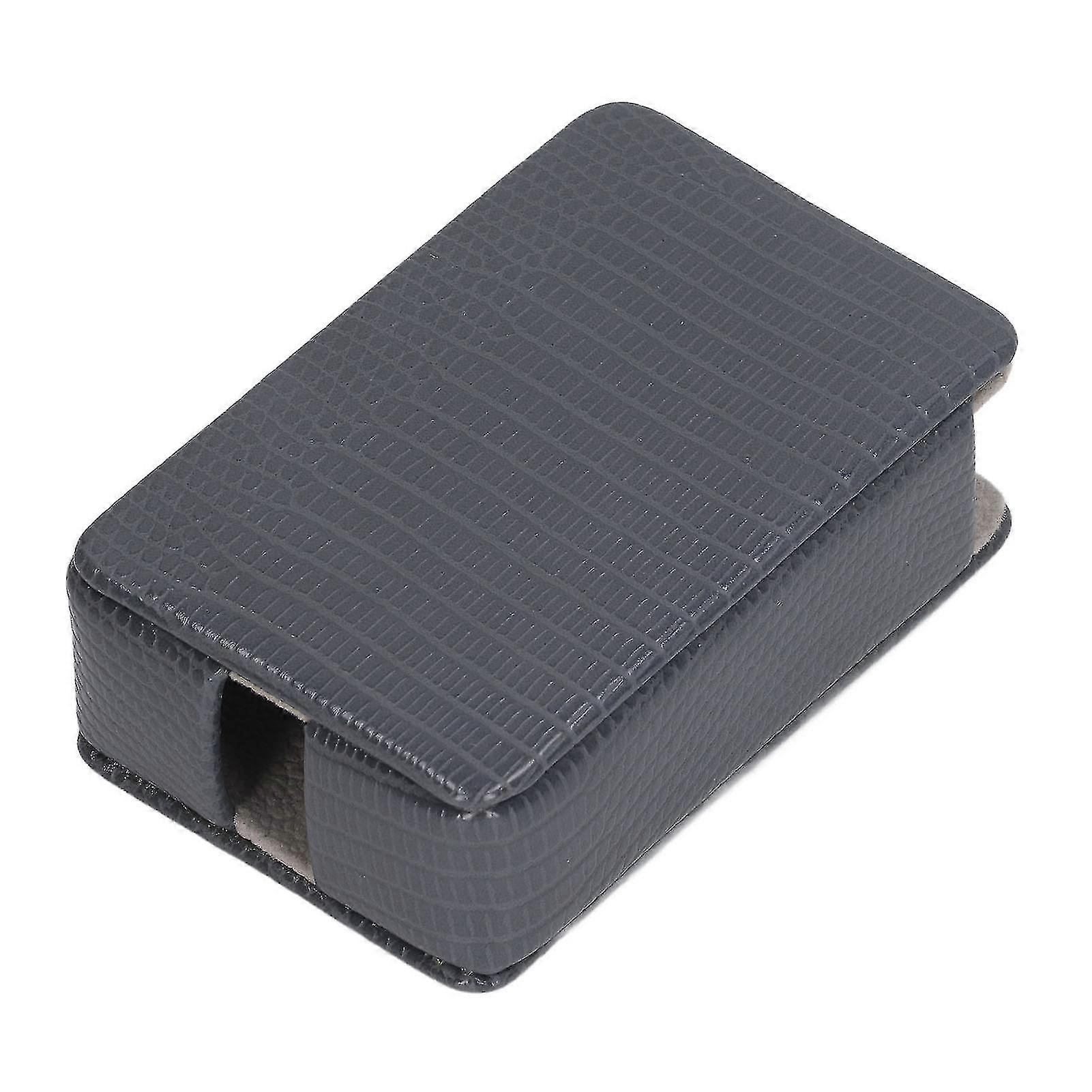 Lizard Designed PU Leather Cigarette Box Holder - Grey, Anti-Pressure, 20 Fine Cigarette Pack Storage Case