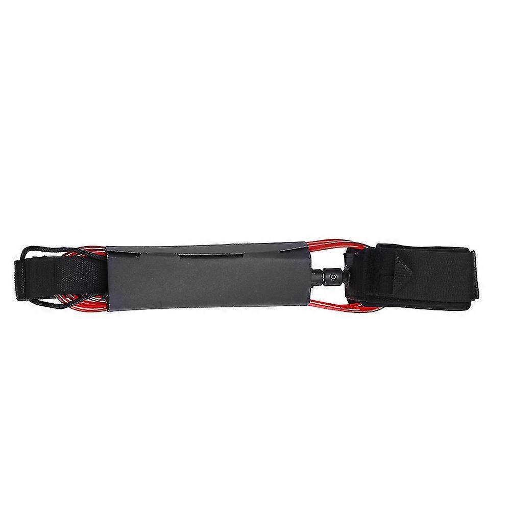 Red 6ft TPU Surfing Ankle Leash with Double Swivels