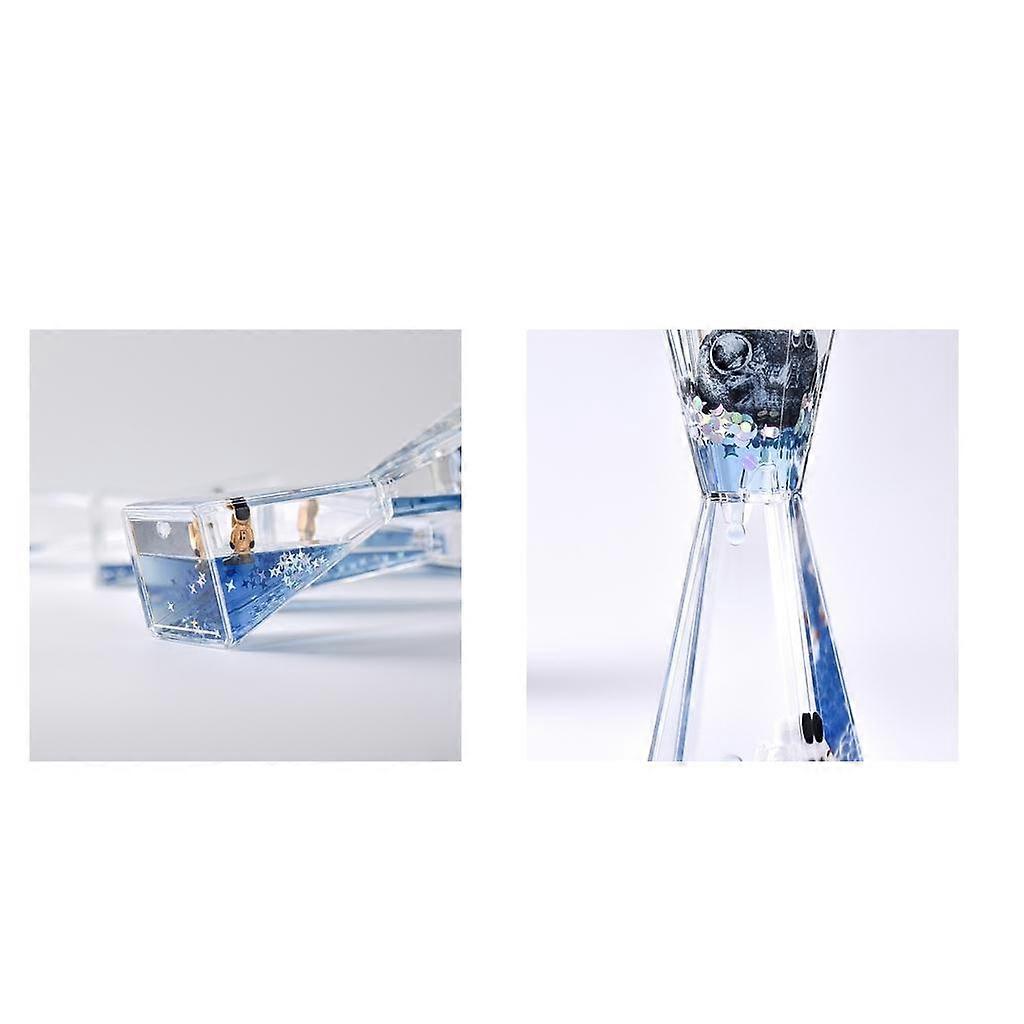 2pcs Misterioso Timer scorrevole Liquido Decompressione Clessidra