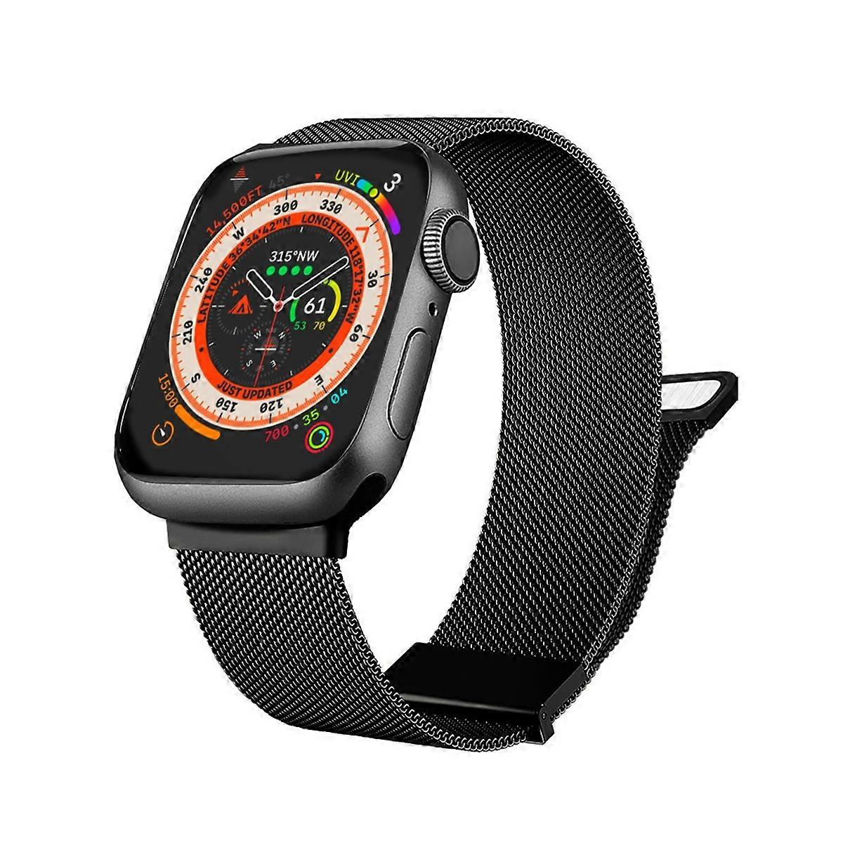 Stålnätrem lämplig för Apple Watch 2/3/4/5/6/7/8
