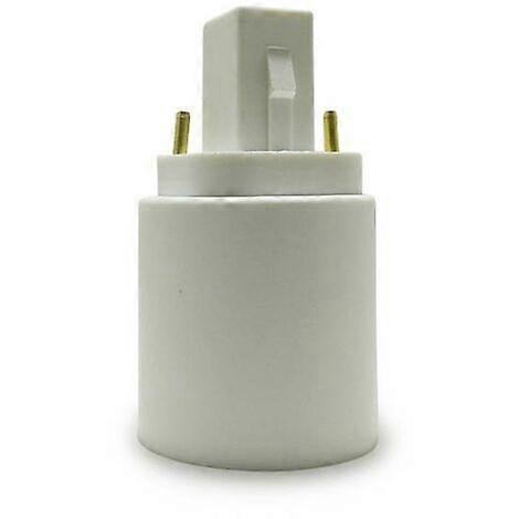 Adaptador G24 a E27,Portalámparas de conversión de 4 pines