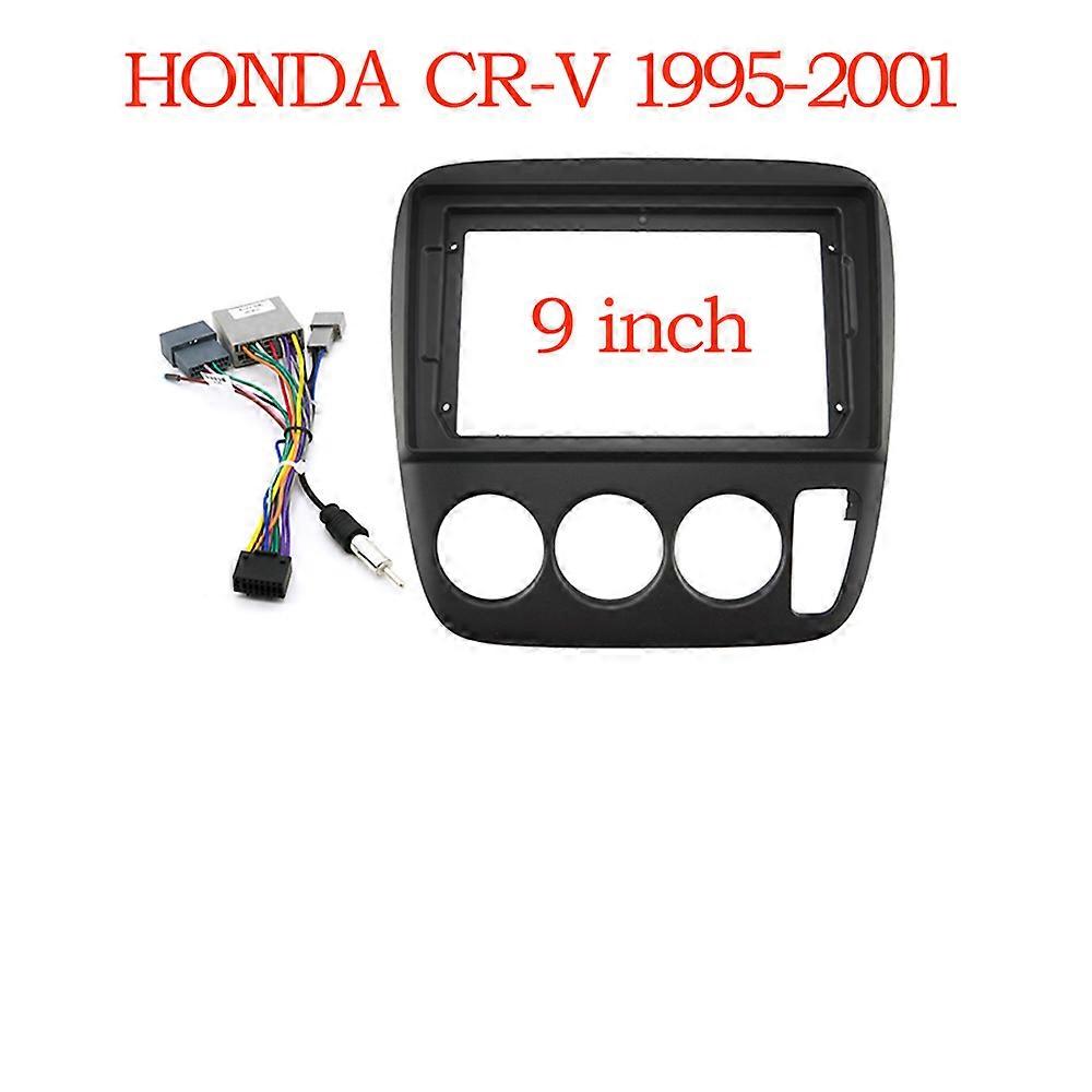 9 Inch Big Screen Car Fascia Stereo 2Din Adapter Frame For Honda CRV 1998 Right Hand Drive Audio Player Dash Fitting Panel Bezel
