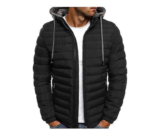 hette puffer dunjakke for menn&apos;s