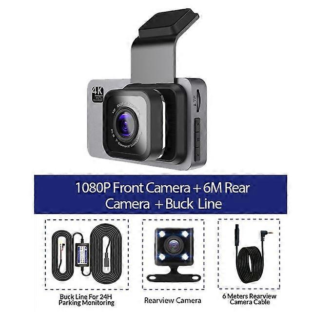 Car DVR Wifi Dash Cam HD G-sensor Dash Cam 1296P Night Camera GPS Logger 24H Parking Monitor Registrar Lane Departure Warning