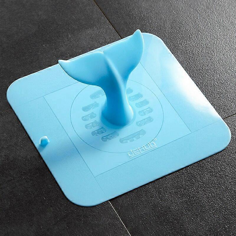 Albastru silicon podea sifon capac Home baie bucatarie canalizare dezodorizator chiuveta păr filtru cada drăguț balenă dop de apă pluggingcraftcraft conducte de curățare a țevilor