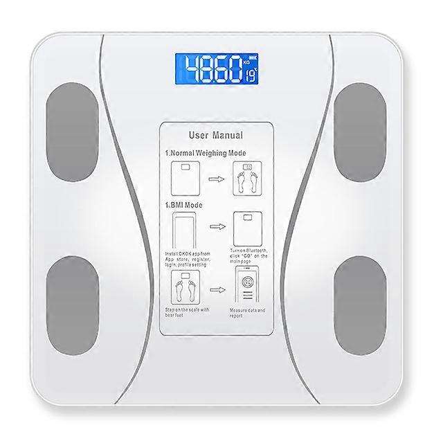 Bluetooth Smart Body Scale Bathroom Scales BMI Body Weight Scale LED Digital Electronic Weighing Scale Body Composition Analyzer