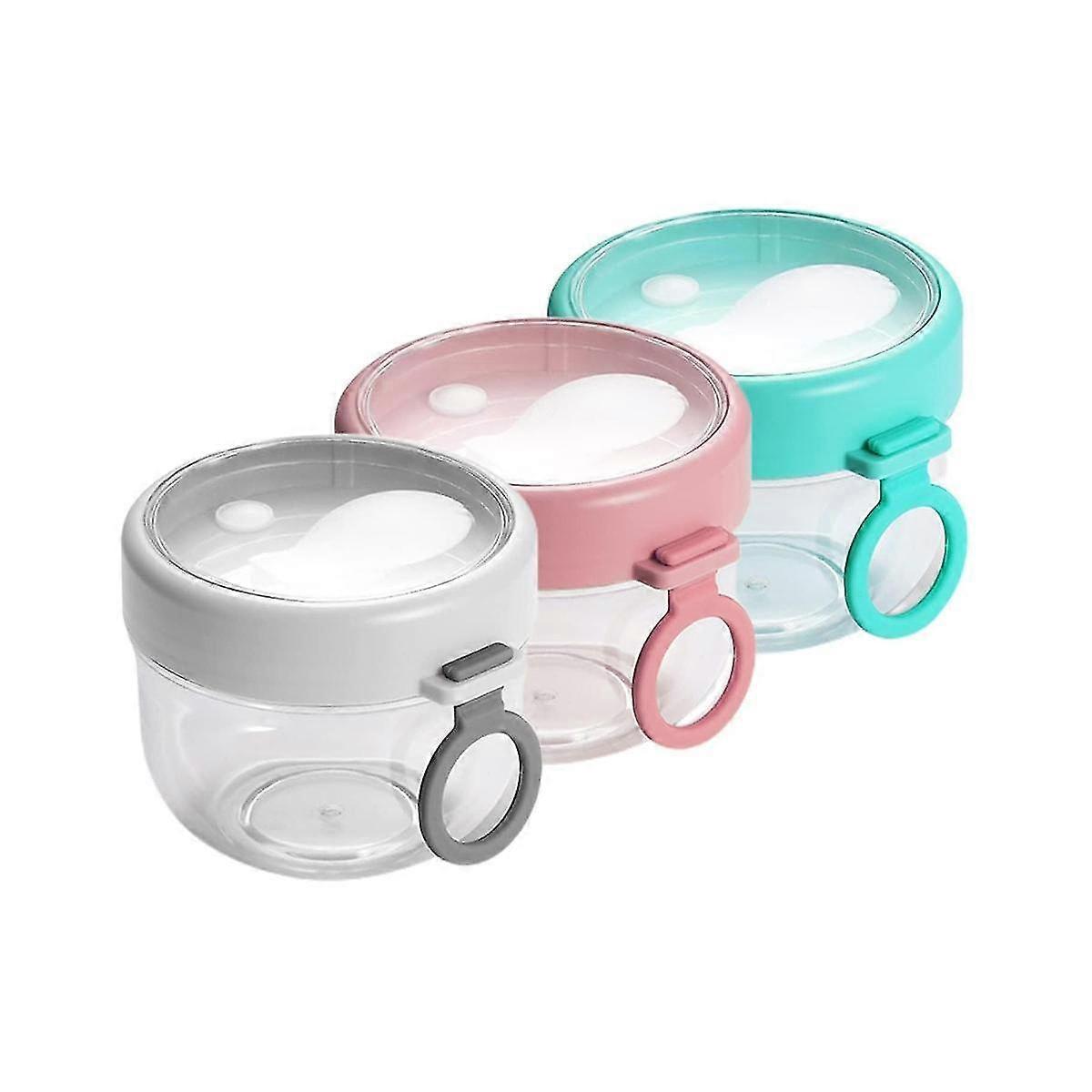 20oz Overnight Oats Container With Lid And Spoon - Portable Oatmeal Breakfast Cup For On-the-go