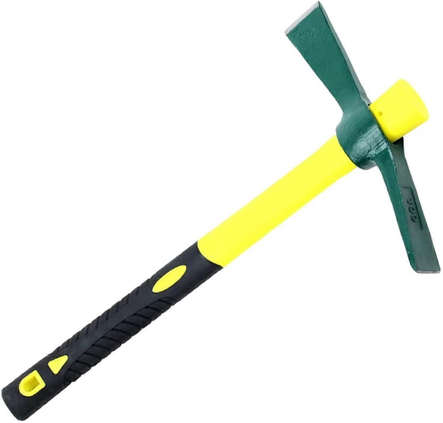 Mini-Spitzhacke mit Fiberglas-Griff, Holzgriff, spitzer Spitzhacke, Wegbereiter, zum Unkrautjäten von harten Böden, Wellen, Spitzhacke, Garten-Spitzhacke