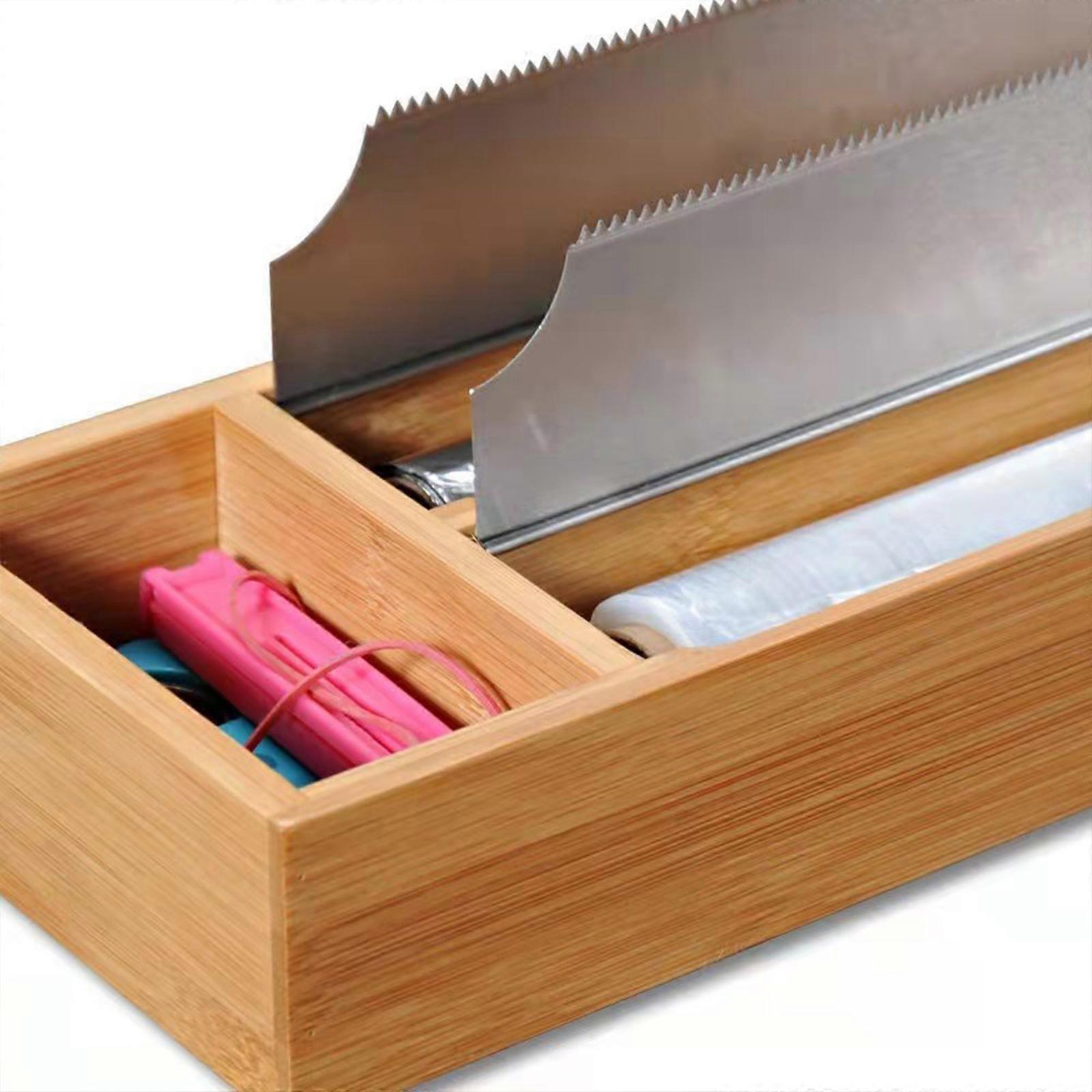 Cling film cutting box