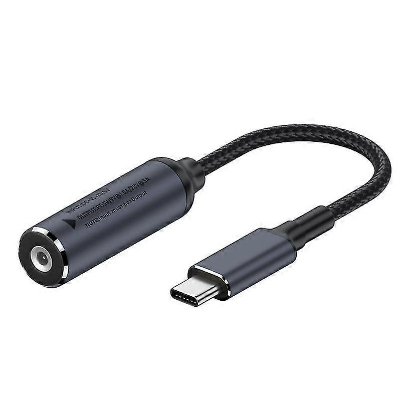 Exquisites exquisites 100-W-Typ-C-zu-DC5,5 x 2,1-mm-Stromkabel USB C auf 5,5 x 2,5 mm 2,5 x 0,7 mm 3,0x1,1 mm
