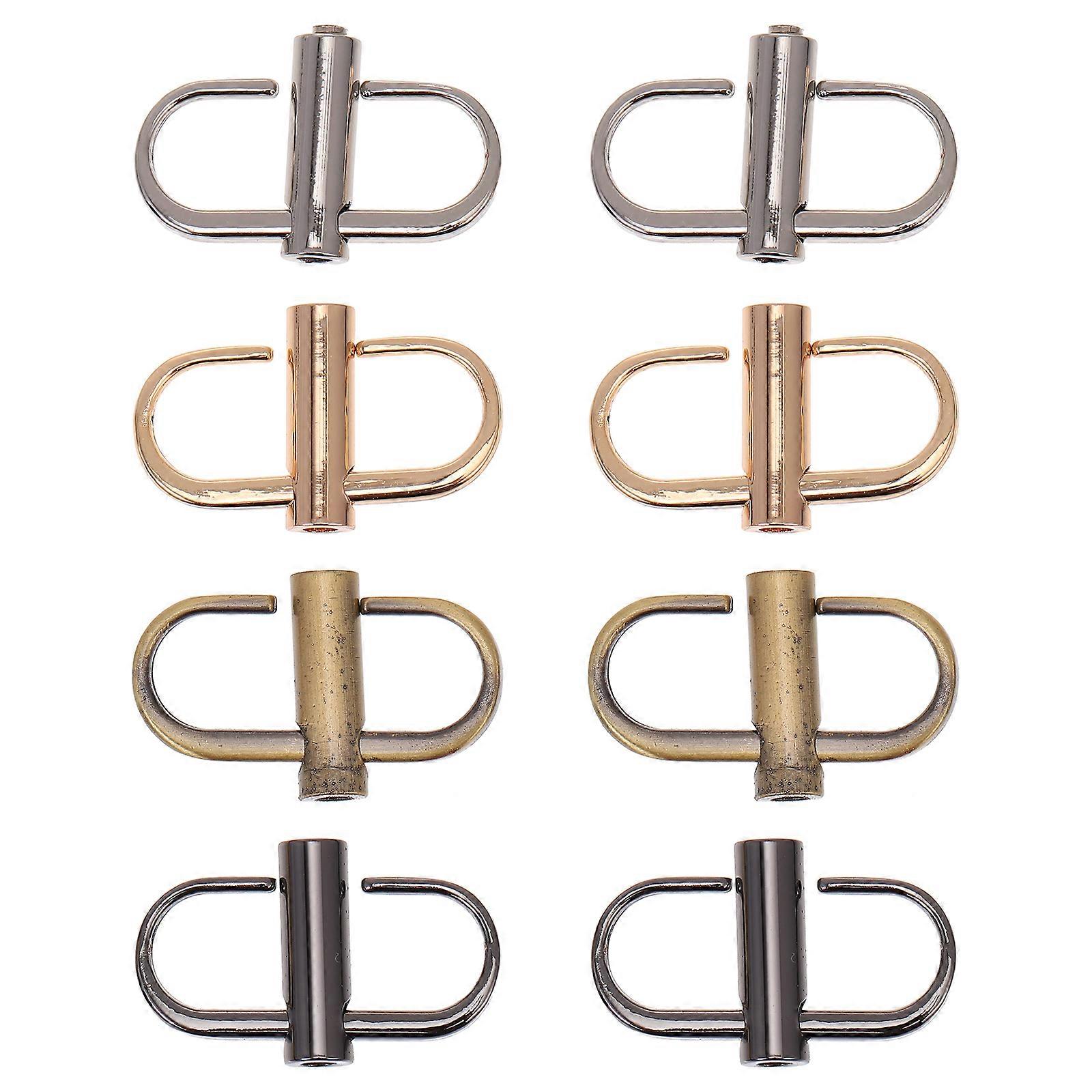 8 Pcs Chain Link Clips DIY Bag Chain Tiny Clips Multipurpose Belt Buckle DIY Bag Strap