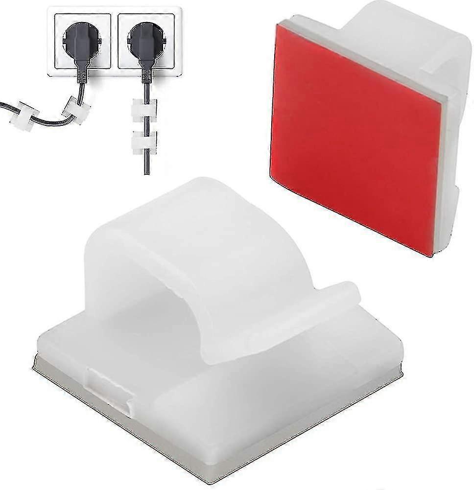 100 Pieces Cable Clamp Self-adhesive Cable Holder Wire Holder Cable Clips Set