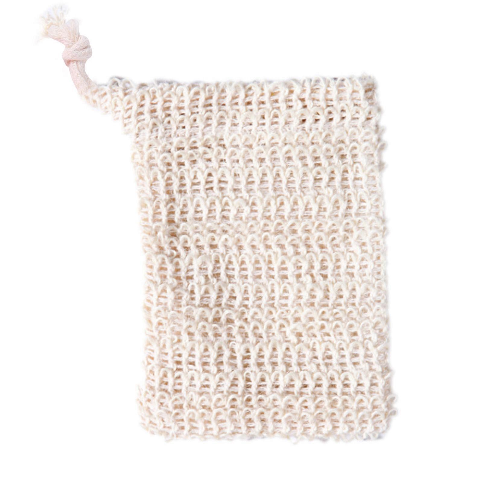 Soap Saver Bag with Drawstring Exfoliating Pouch Super Soft Friendly to Skin Reusable Foaming Drying Mesh Soap Bag Jikaixiang