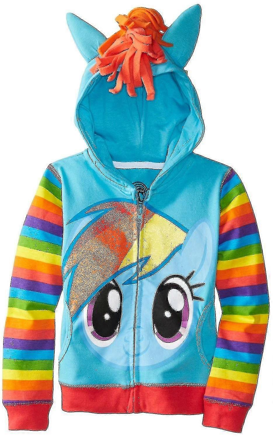 Bambini Ragazze My Little Pony Felpa con cappuccio Wings Giacca Twilight Rainbow Dash Maglione Un'alta qualità