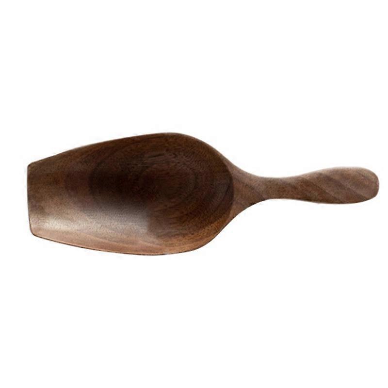 2 Pcs Solid Wood Coffee Scoops,Flour Beans Shovel,Multipurpose Spoon,Coffee Tools,Durable&Not Easily Damaged