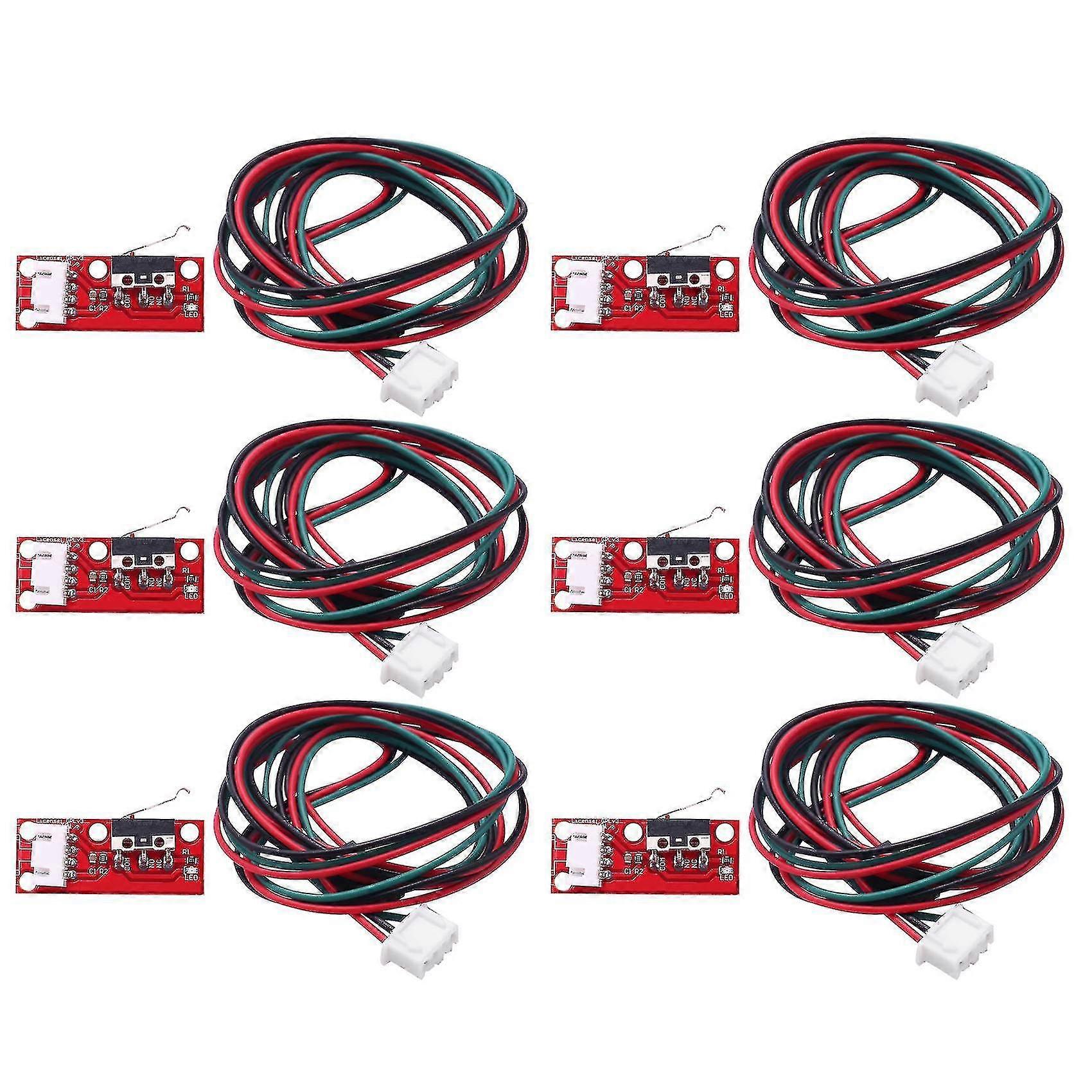 6pcs Mechanical Endstop Limit Switch Press Switch Module For 3d Printer Prusa Mendel Reprap Cnc 256