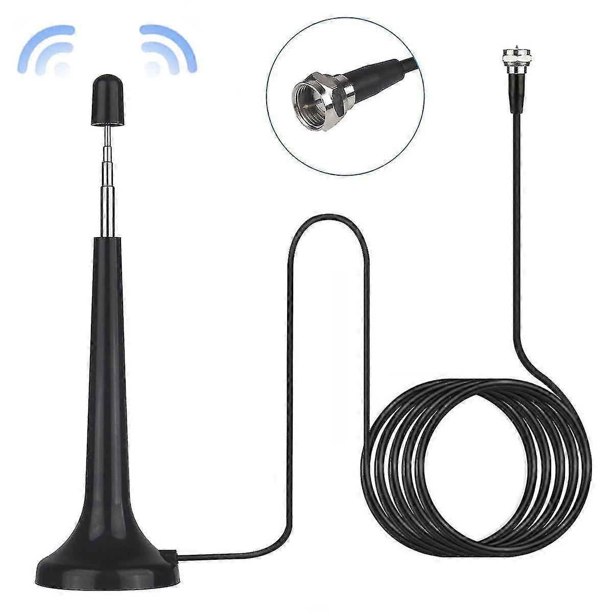Antenne De Radio FM'intérieur, Récepteur Aérien HD, Connecteur F Pour