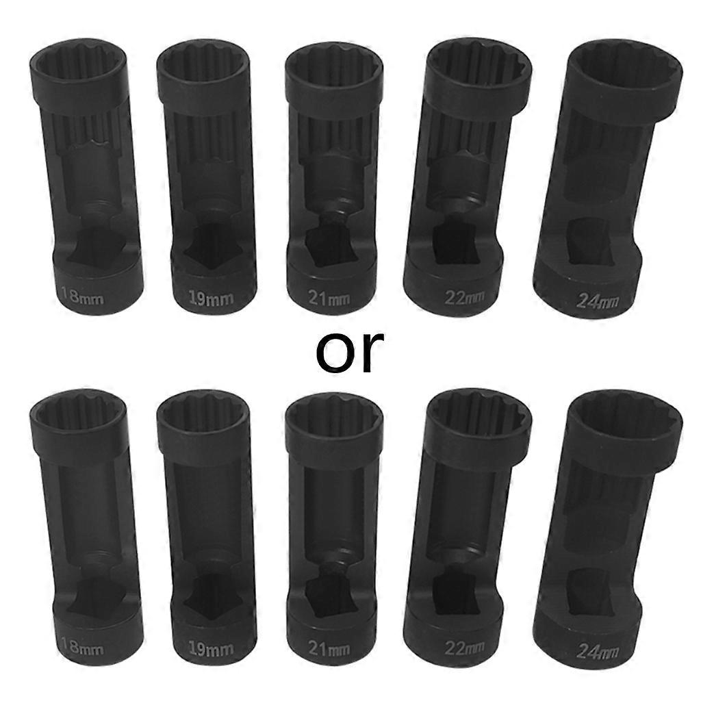 Strut Nut Socket Set 12 Point Sockets 1/2 Drive 18-24mm Impact Socket Removal