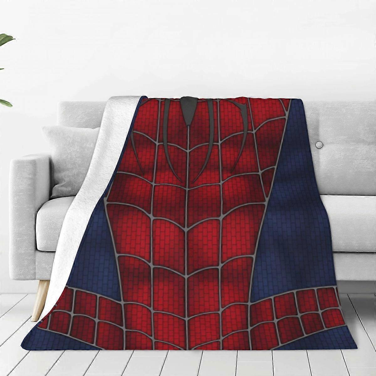 v428 Blankets The Amazing Spider-Man Blanket Film Soft Warm Novelty Plush Throw Blanket For Home Decor Travel Flannel Bedspread Bed Cover Blankets vv4