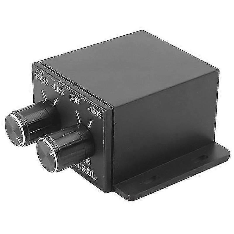Nye bil strøm forstærker lyd regulator bas subwoofer equalizer crossover controller 4 rca justere linjeniveau lydstyrke forstærker g20242099514