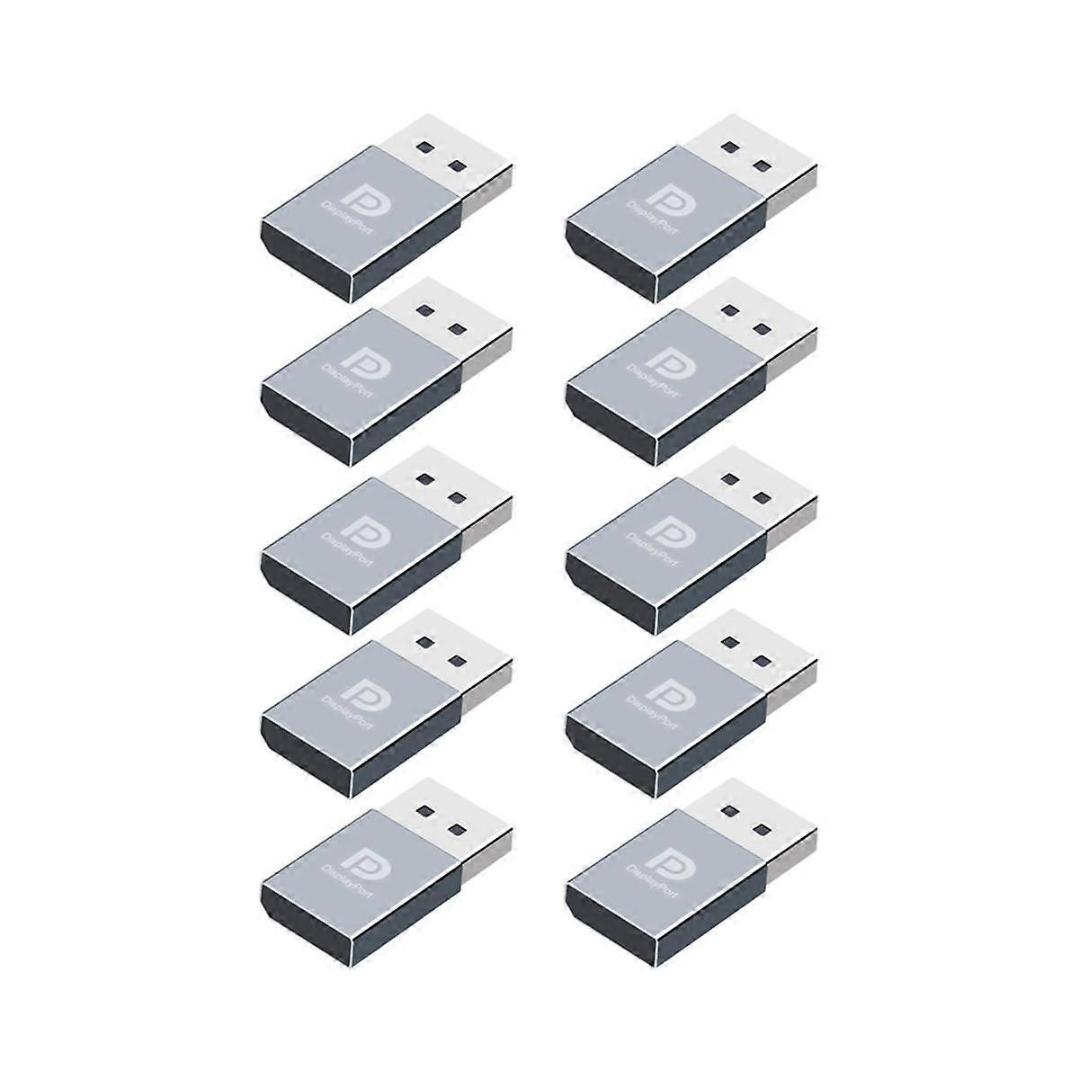 10Pcs 4K Dummy Plug DP Virtual Display Adapter EDID Headless Ghost Emulator Graphics Video Card Cheater