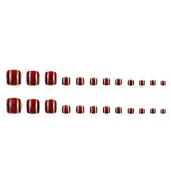 Gouden Flash Poeder Nep Teennagels Krasbestendige Niet-giftige Nagels Jelly Glue Model