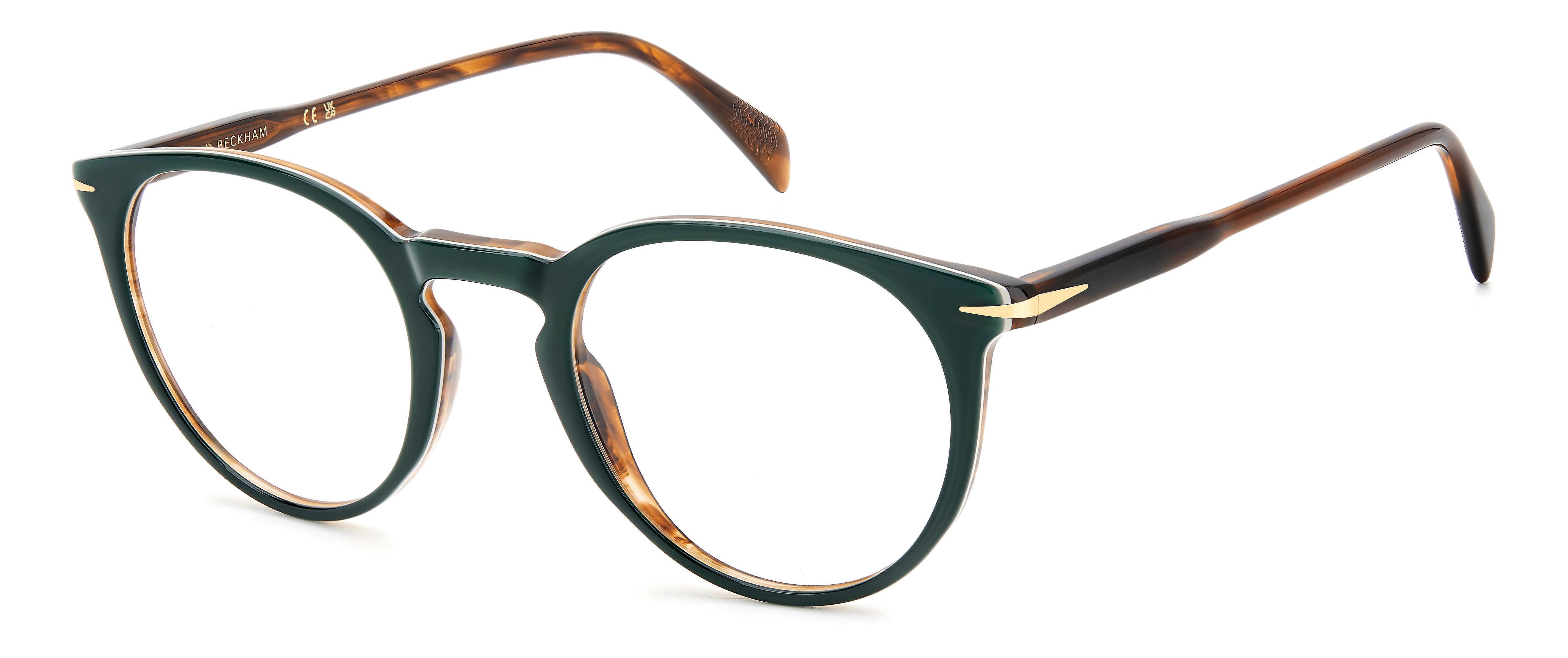 Eyewear Frames DAVID BECKHAM DB 1139 RFD GREEN STRIPPED BROWN 47/22/145 MAN
