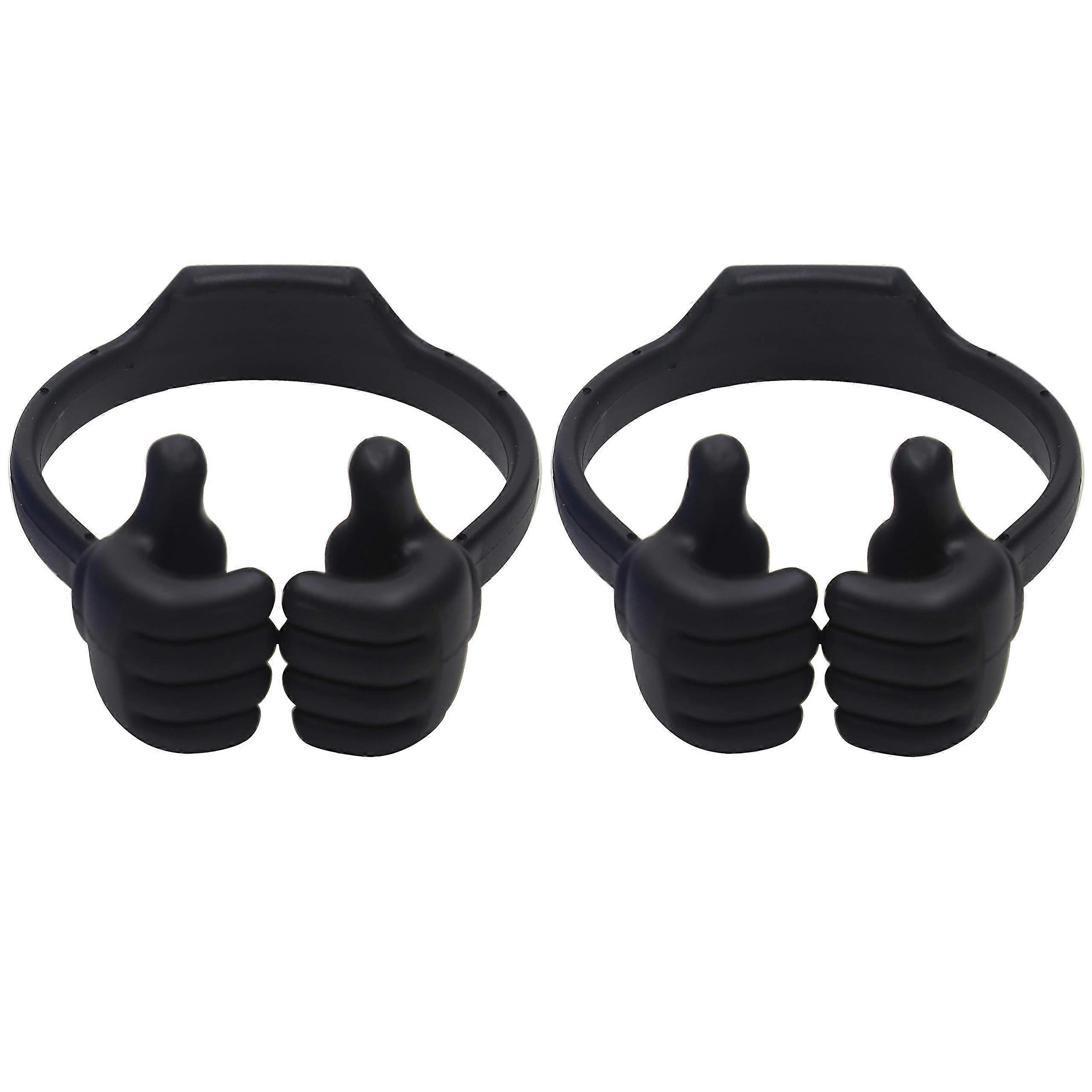 Cell Phone Stands, Multi-Angle for Desk, 2 Packs, Black