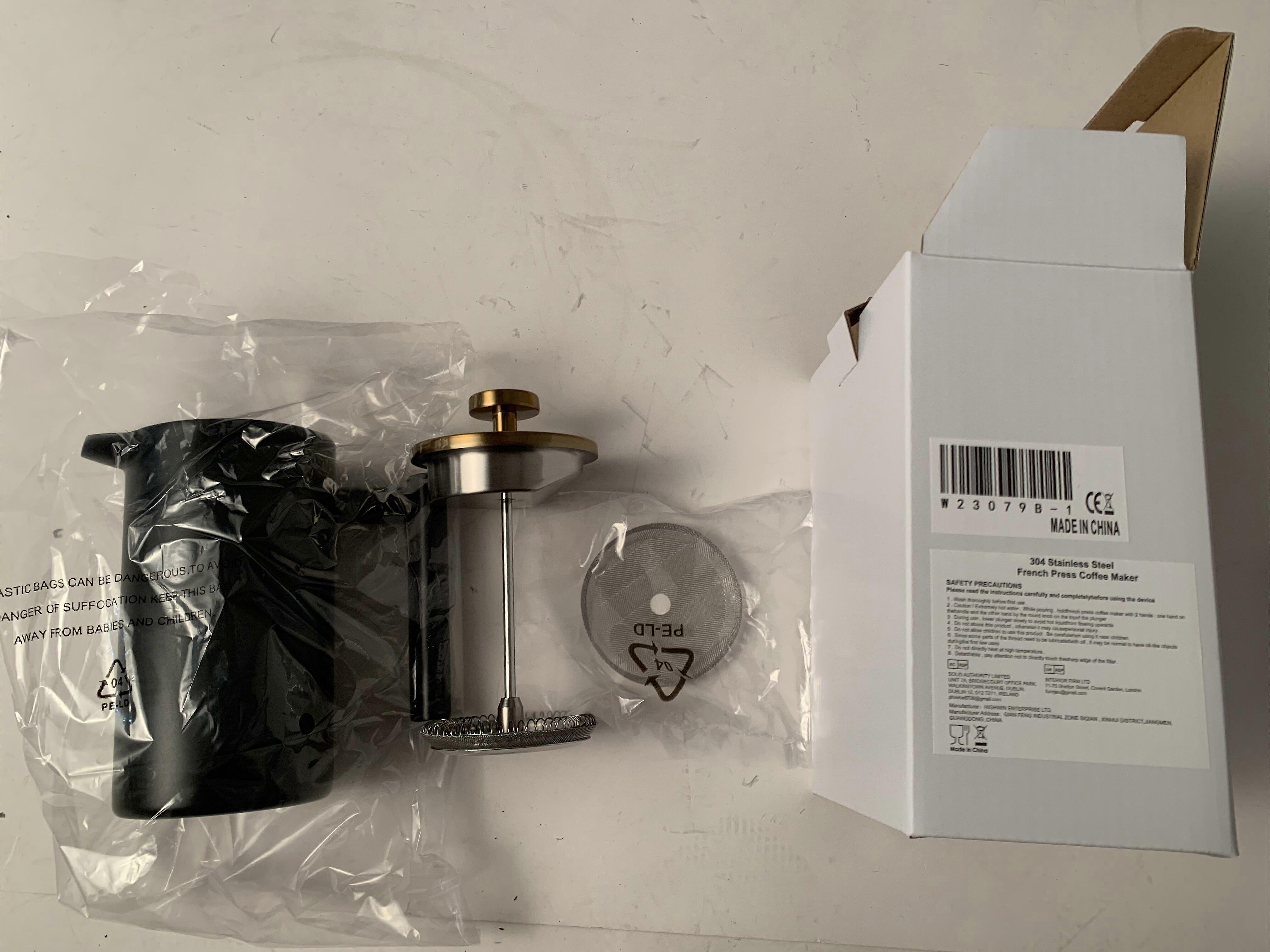 French Press Coffee Maker for Home Office