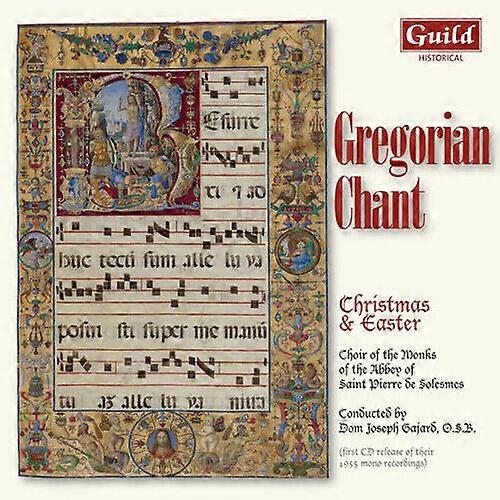 ドム・ジョセフ・ガジャール・グレゴリオ聖歌クリスマスアンプイースターCD(2019)NEW