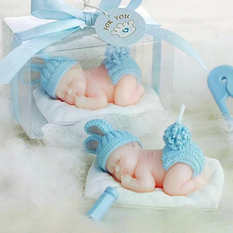 10 قطع الأطفال الشمعة حفلة استحمام الطفل لصالح هدية - النوم الطفل شمعة لا تدخن أطفال لطيف عيد ميلاد شمعة حزب الديكور