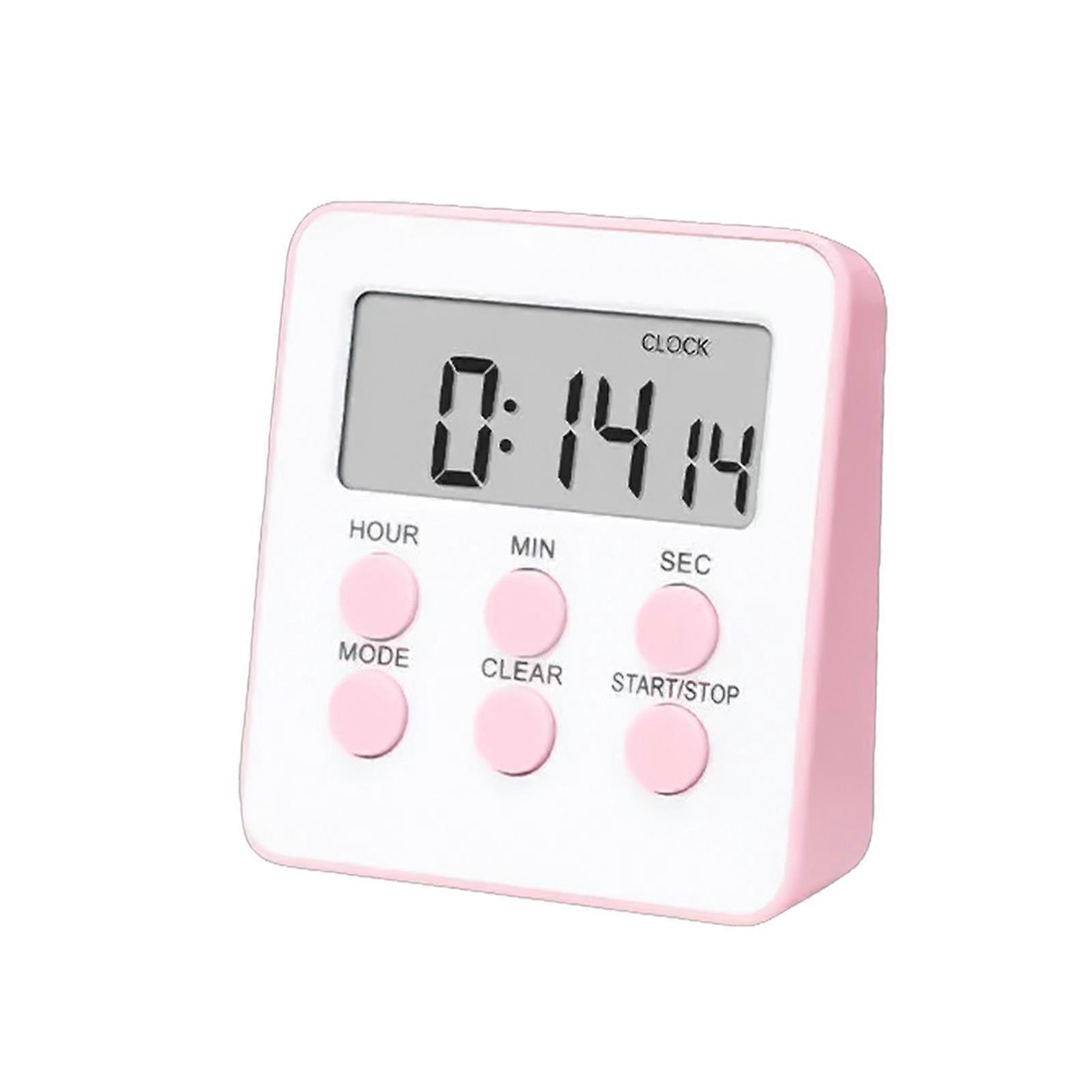 Kitchen Timer with Loud Alarm and LED Display Multifunctional Stopwatch Tool for Cooking Self Discipline Reminder