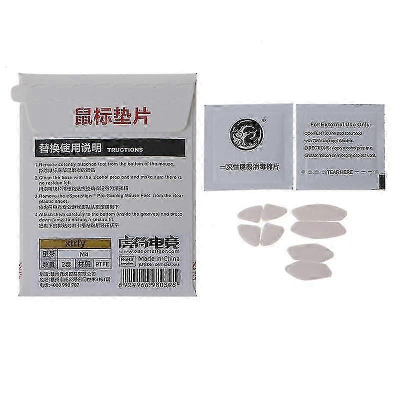 Xtrfy M4 Mouse Skatez/ Mouse Feet 2sets/pack Replacement Mice Glide Feet