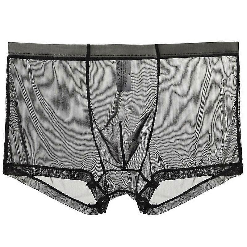 Men's Mesh Comfortable Sweat-absorbing-thin Underwear With Flat Angle Pants