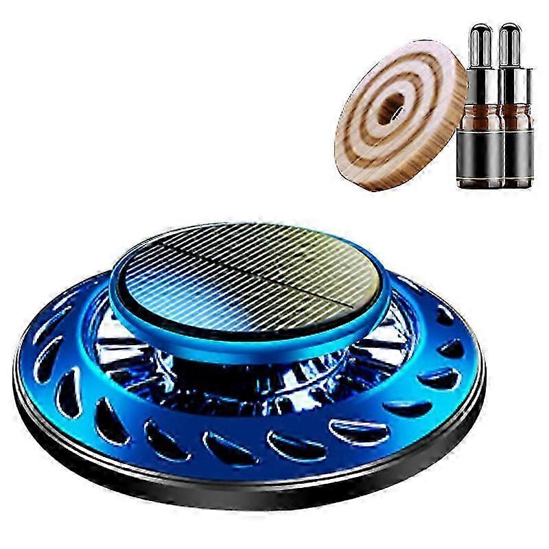 Car Essential Oil Diffuser Rotatable Remove Odor Long Lasting Fragrant Relieve Stress Air Freshener Blue