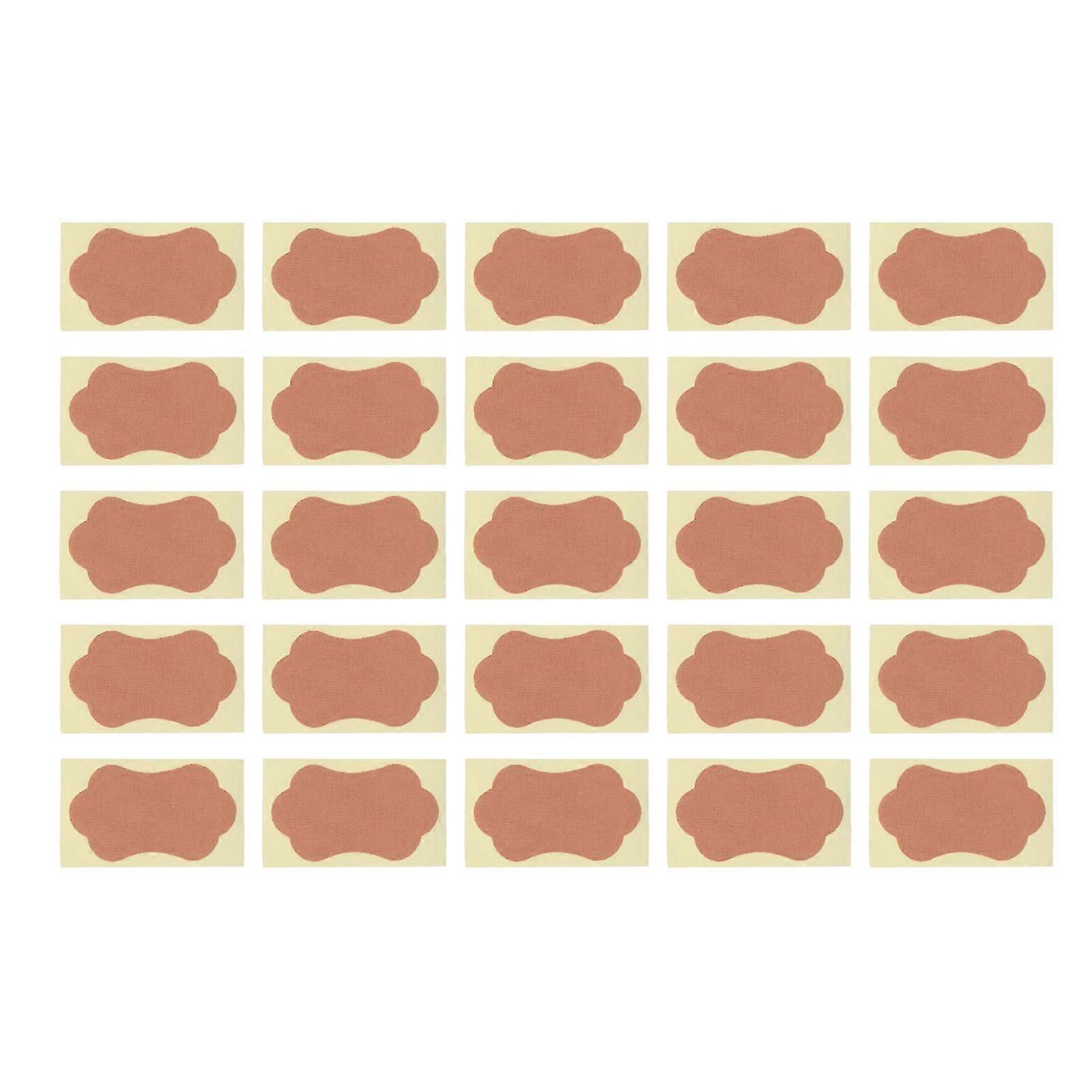 25pcs Underarm Sweat Pad Self Adhesive Unisex Disposable Anti Perspiration Absorbent Armpit Sweat Blocker for Summer Skin Color