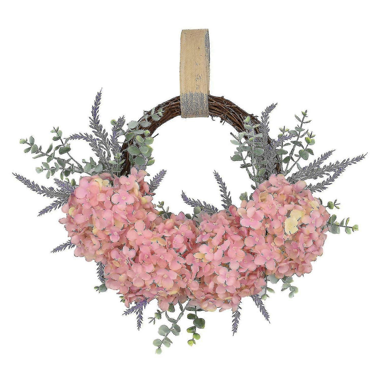 Custom New Color Lavender Hydrangea Wreath