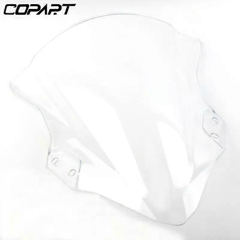 kompatibel für Ninja400 Ninja 400 2018-2020 Deflektorscheibe mit Halterung Motorrad Windschild Double Bubble Windschild winddicht MAXP
