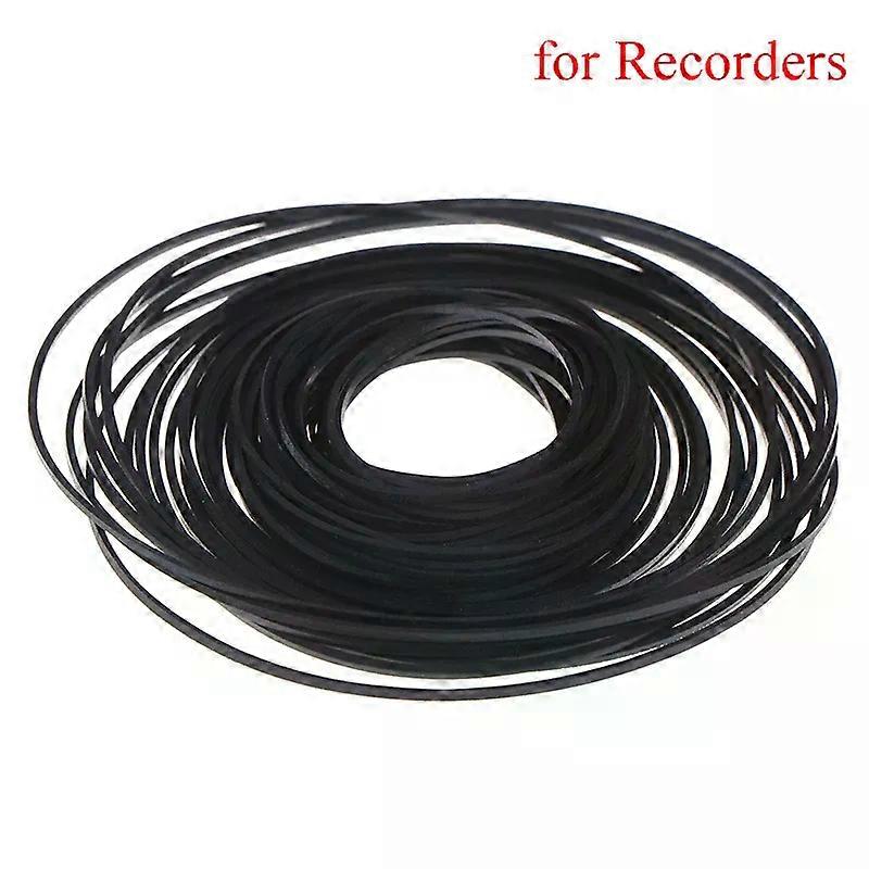 1pack Universal 40-135mm Mix Cassette Tape Machine Belt New Assorted Common Belt for Recorders Walkman DVD Drive