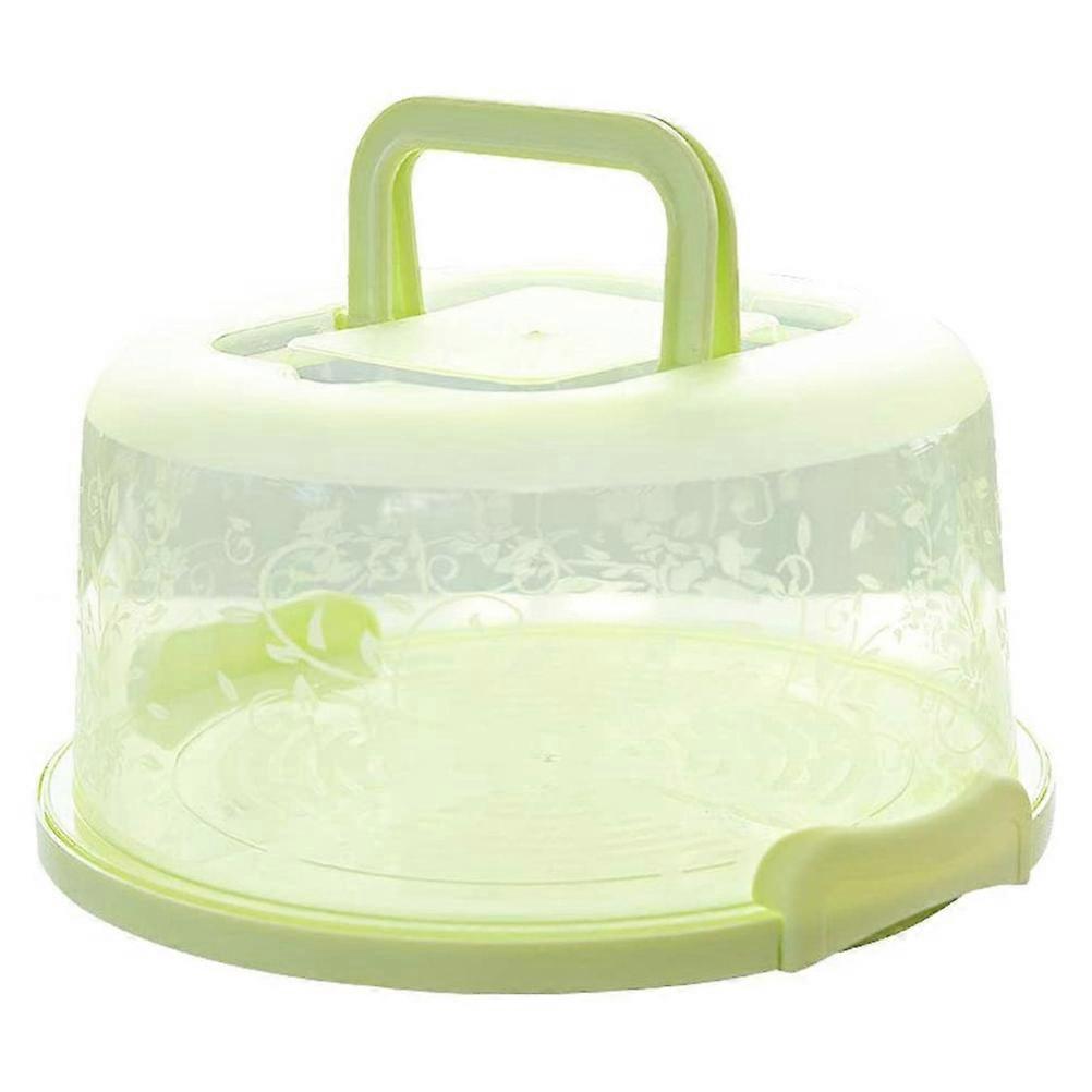 Portable Cupcake Carrier Food Preservation Boxwith Handle Transparent Cake Box