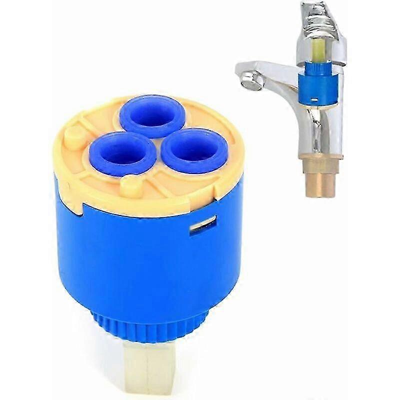 Faucet Cartridge, 3 - Hole Replacement Part for Faucets, Durable and Easy - to - Install, Ideal for Home and Commercial Use